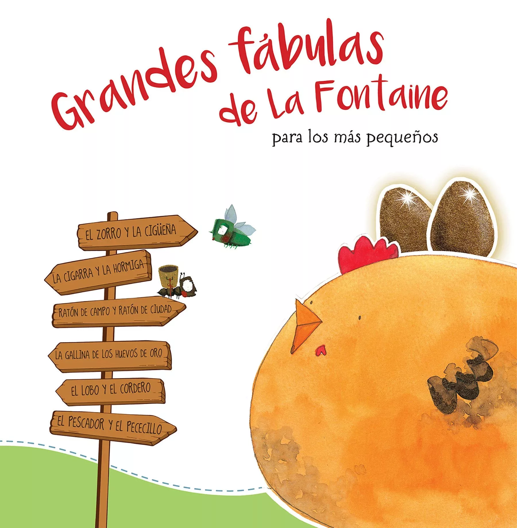 Cover of Grandes fábulas de La Fontaine para los más pequeños