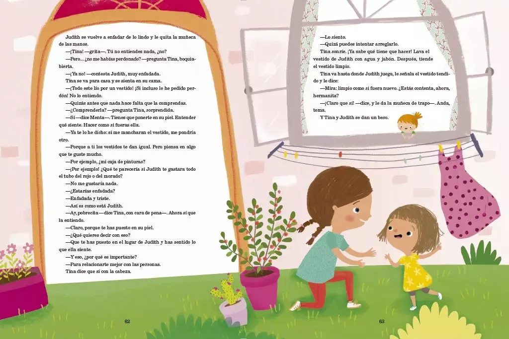 Interior of Libro de las emociones para niñas y niños, Spanish edition of The Book of Feelings for Girls and Boys