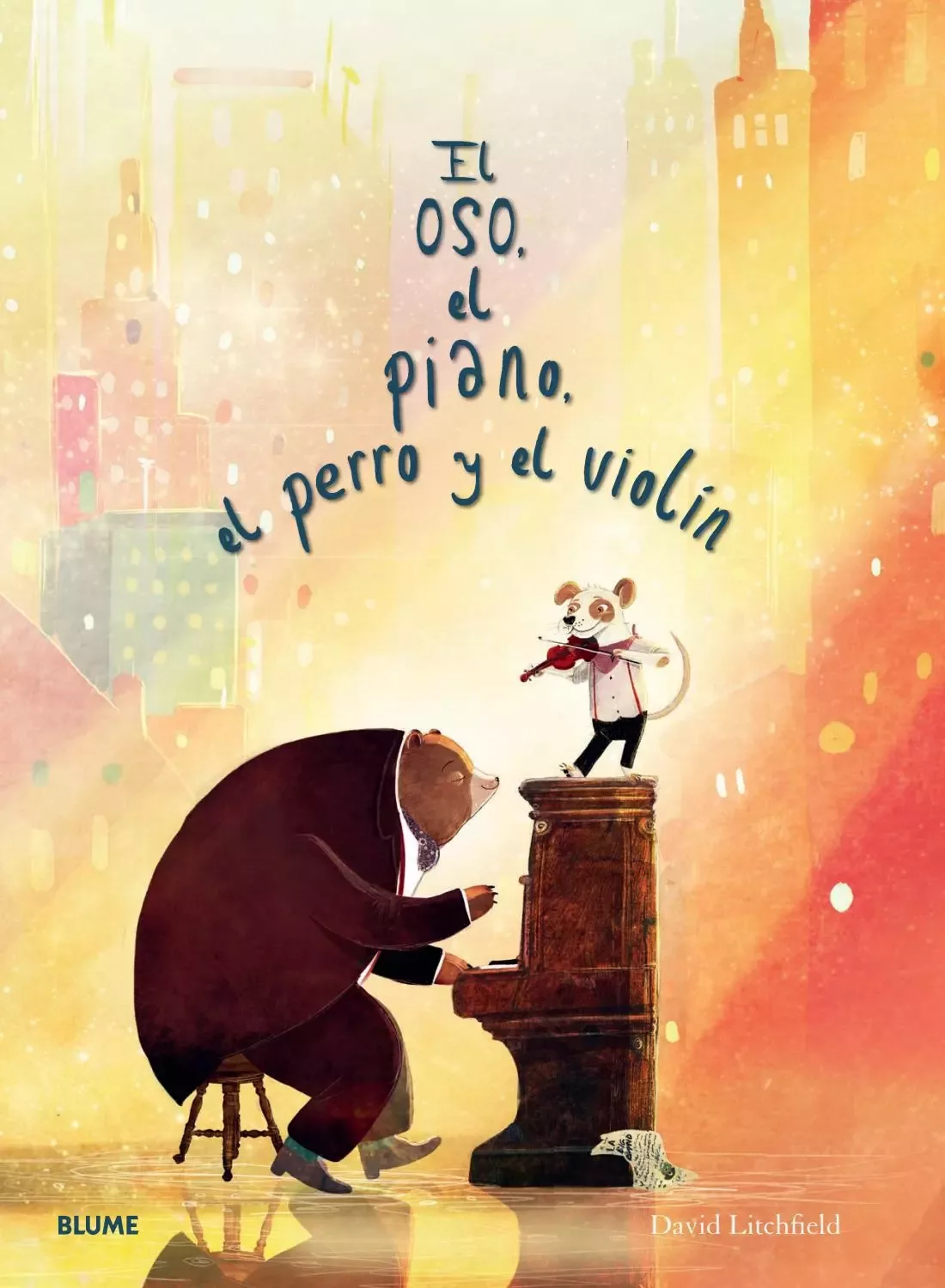 Cover of Oso, el piano, el perro y el violín