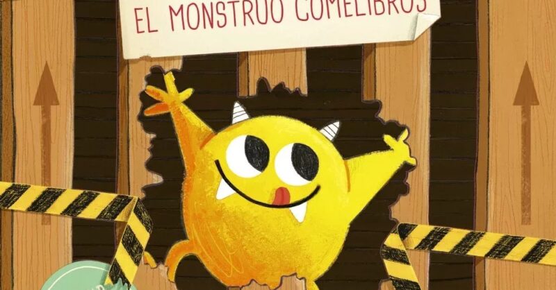 Cuentos infantiles en español: Ñac Ñac El Monstruo come libros libro  infantil en español 
