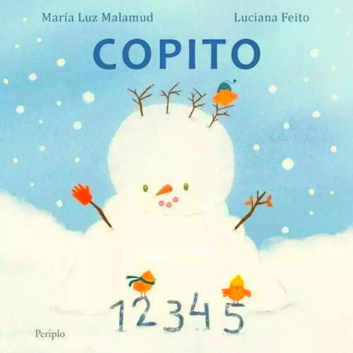 Cover of Copito by Maria Luz Malamud and Luciana Feito, a Spanish counting board book from Periplo